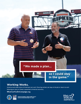 Working Works Poster: Cal Ripken, Richie Bancells