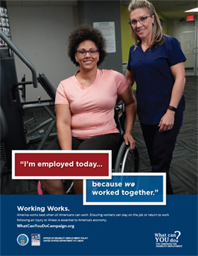 Working Works Poster: Chanelle Houston, Christine Crawford