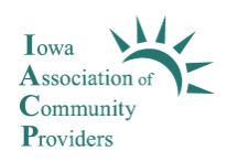 Iowa Association of Community Providers Logo