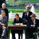 President George H.W. Bush signs the Americans with Disabilities Act (ADA) into law.
