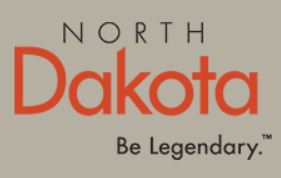 North Dakota State Logo - Be Legendary