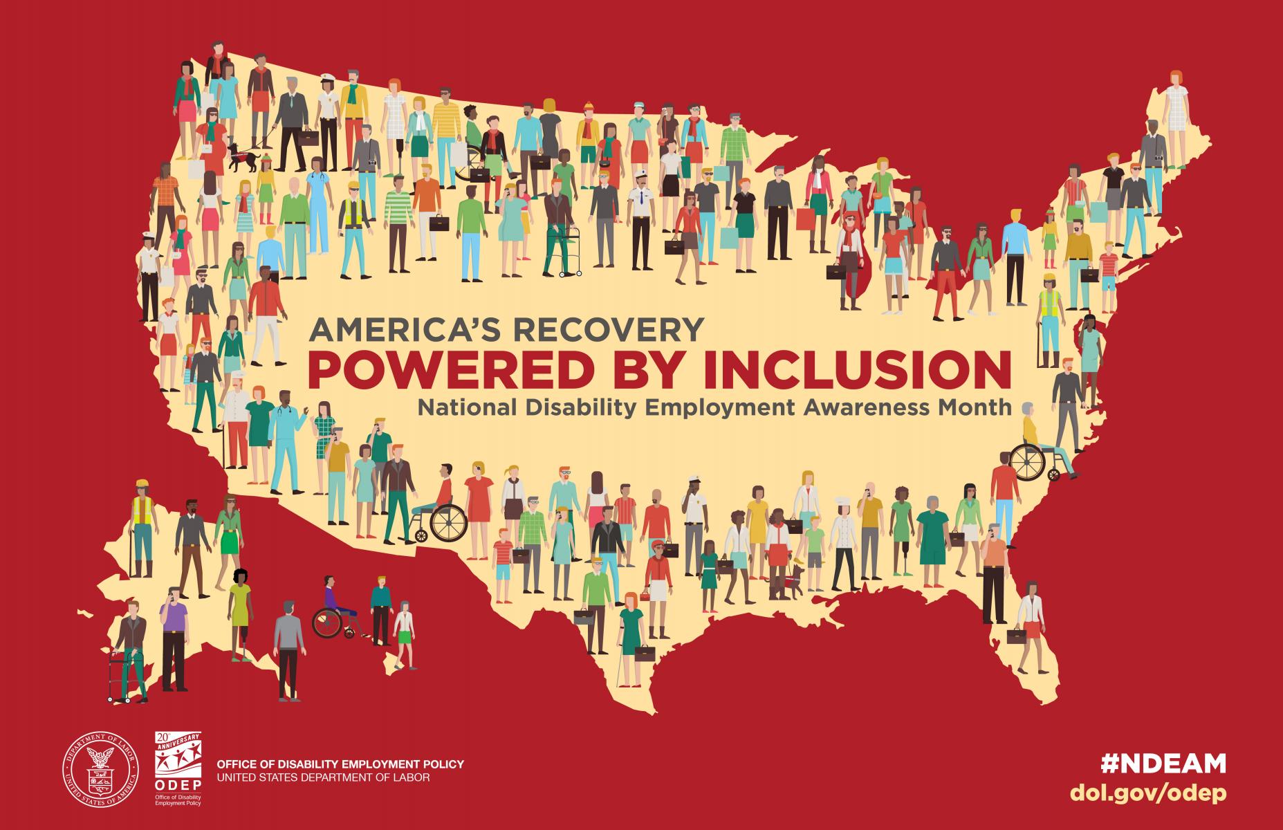 National Disability Employment Awareness Month 2021 Poster